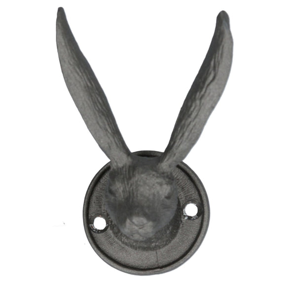 Pewter Hare Wall Hook