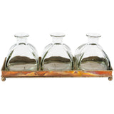 Tray with 3 Bottles