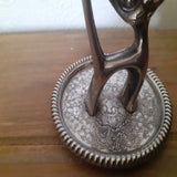 Vintage Seba Silver Plated Cat Ring Holder