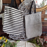 Linen Shopper Bags