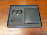 Leather Card Wallet, Key Ring and Money Clip Gift Set