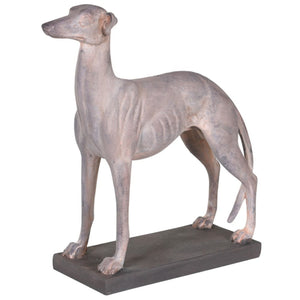 Small Cream Whippet Ornament