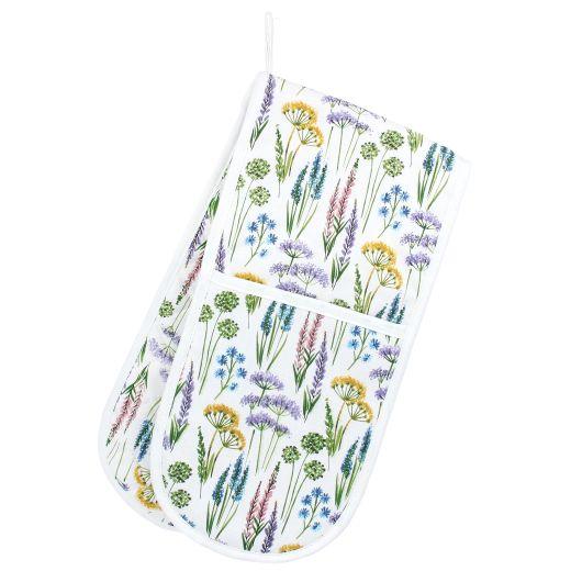 Spring Meadow Cotton Double Oven Glove